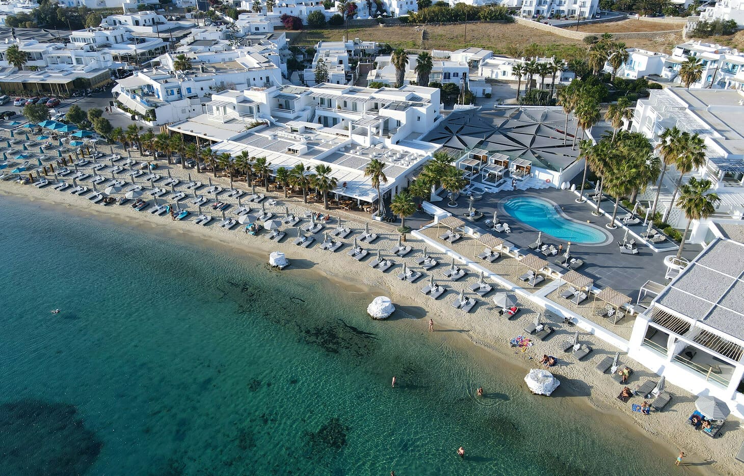 Mykonos Beach Overview